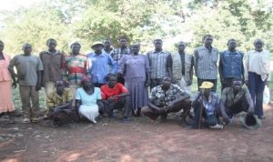 Photo of farmers trained in Mundri East County supported by WFP Juba